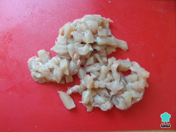 Recette de pâtes au poulet, brocoli et fromage - Étape 1