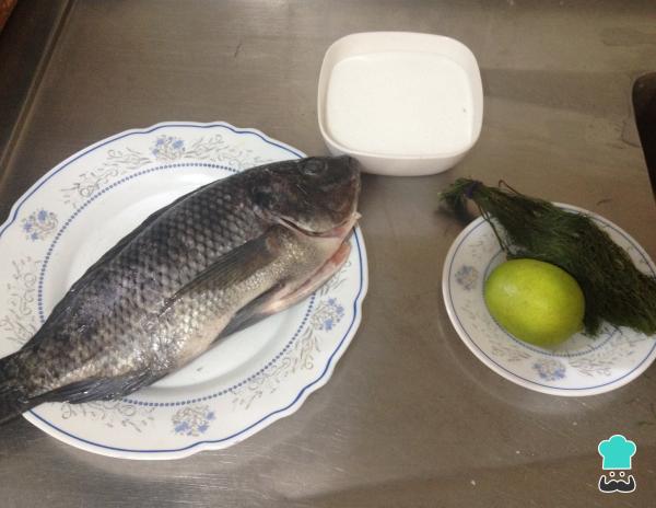 Recette Daurade au sel fin - Étape 1