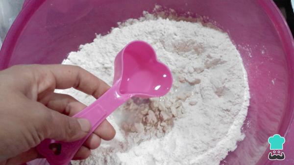 Recette de pizza sans gluten avec prémix - Étape 2