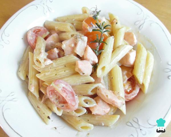 Recette de Macaroni au saumon frais et crème - Étape 5