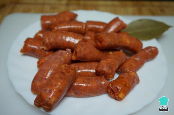 Recette Chorizos au vin blanc - Étape 2