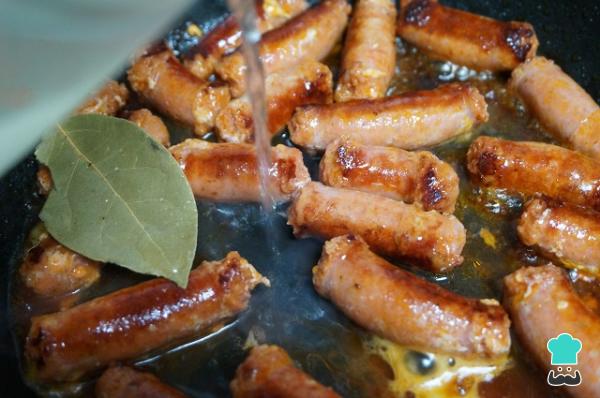 Recette Chorizos au vin blanc - Étape 4