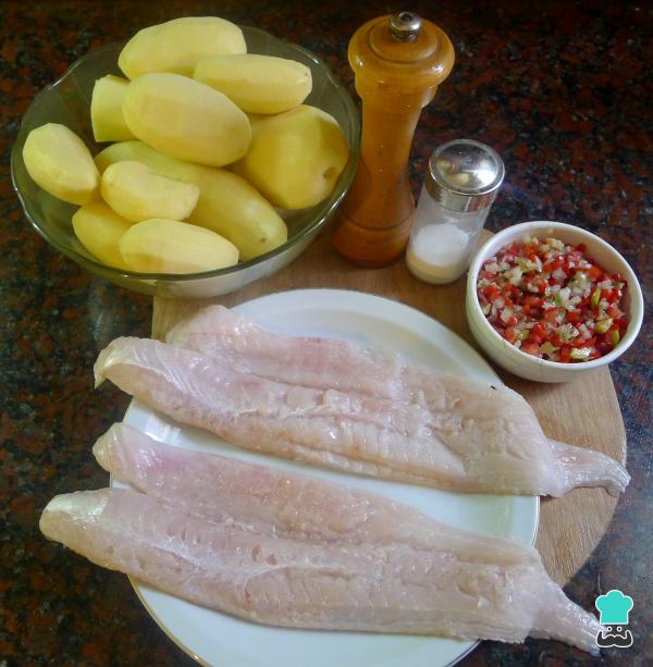 Recette de Filet de Poisson au Four avec Pommes de Terre - Étape 1