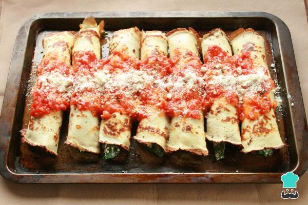 Recette de cannellonis aux épinards et crêpes - Étape 9