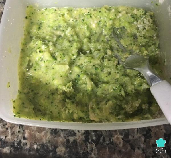 Recette de pizza au brocoli sans farine – Étape 1