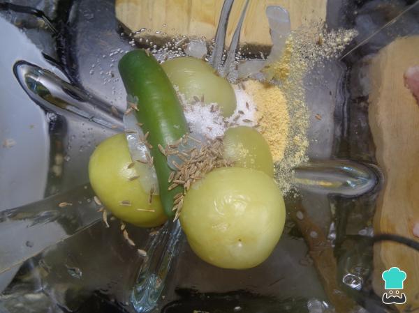 Recette Bœuf à la sauce verte avec pommes de terre - Étape 5