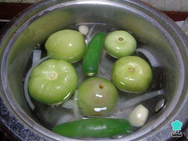 Recette Bœuf à la sauce verte avec pommes de terre - Étape 4