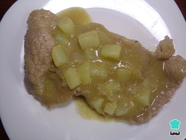 Recette Bœuf à la sauce verte avec pommes de terre - Étape 10