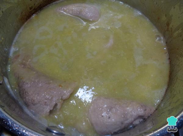 Recette Bœuf à la sauce verte avec pommes de terre - Étape 8