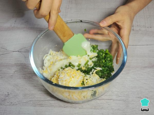 Recette d'empanadas aux œufs - Étape 3