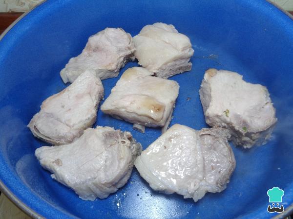 Recette Côtes levées à la sauce verte - Étape 6