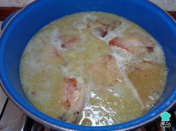 Recette Côtes levées à la sauce verte - Étape 7