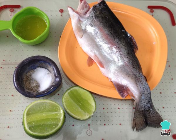 Recette Truite Meunière - Étape 1