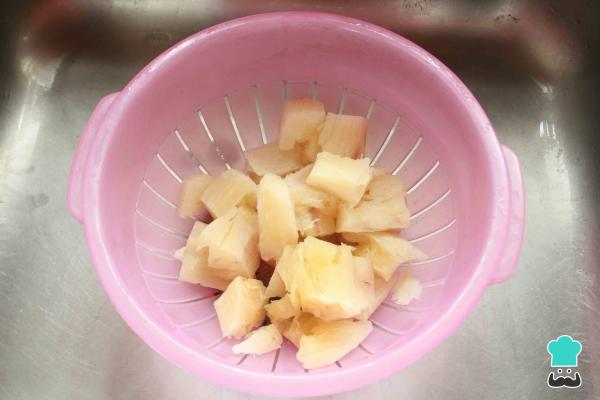 Recette de pâte à pizza au manioc - Étape 2