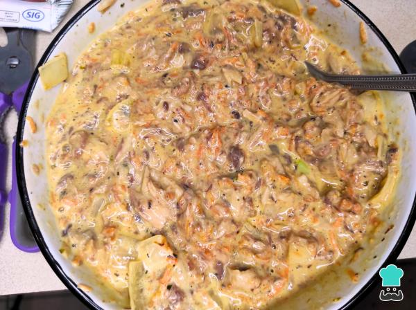 Recette de pudding au thon au four - Étape 5