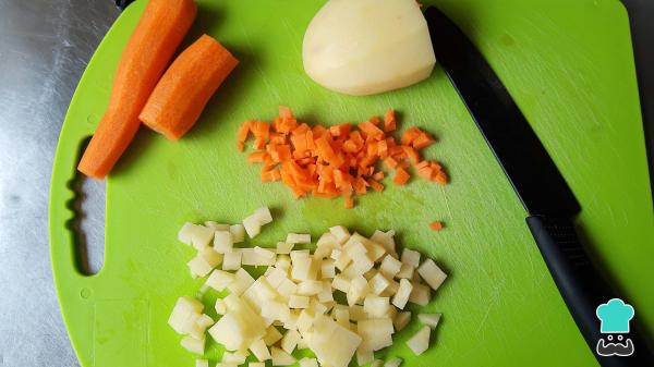 Recette de salade froide de poulet - Étape 1