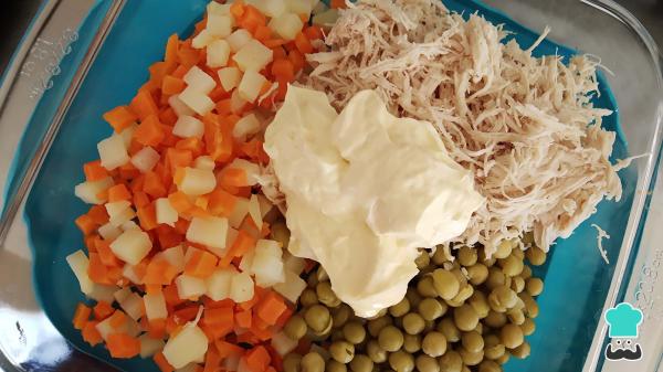 Recette de salade froide de poulet - Étape 3