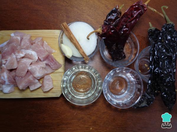 Recette du Lomo enchilado au guajillo - Étape 1