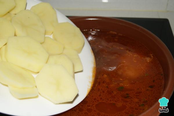 Recette Palometa en sauce aux pommes de terre - Étape 7