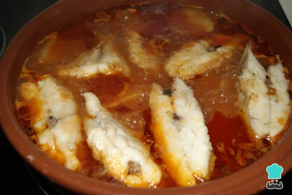 Recette Palometa en sauce aux pommes de terre - Étape 9
