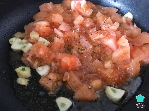 Recette de Spaghettis complets aux crevettes - Étape 1