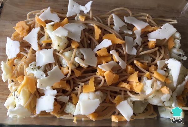 Recette de pâtes au chou-fleur et au fromage - Étape 5