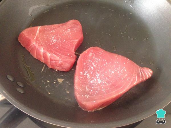 Recette de Poitrine de thon grillée - Étape 5