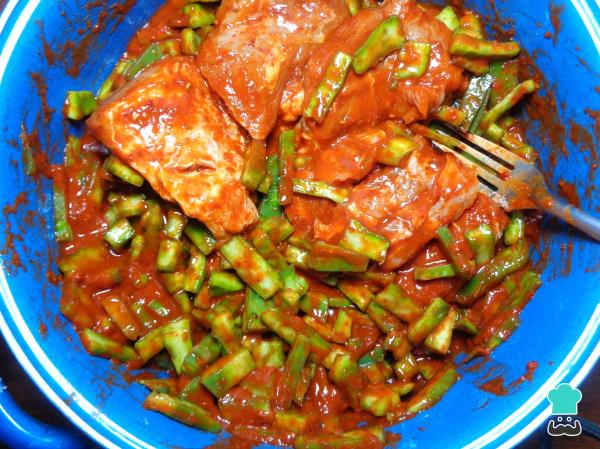 Recette de Mixiotes de Bœuf aux Nopales - Étape 4