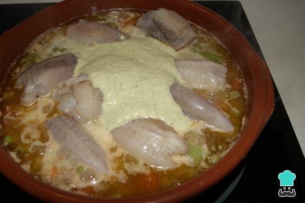 Recette de Lotte mijotée aux légumes - Étape 7