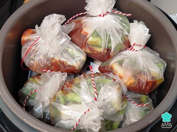 Recette de Mixiotes de porc et de poulet - Étape 5