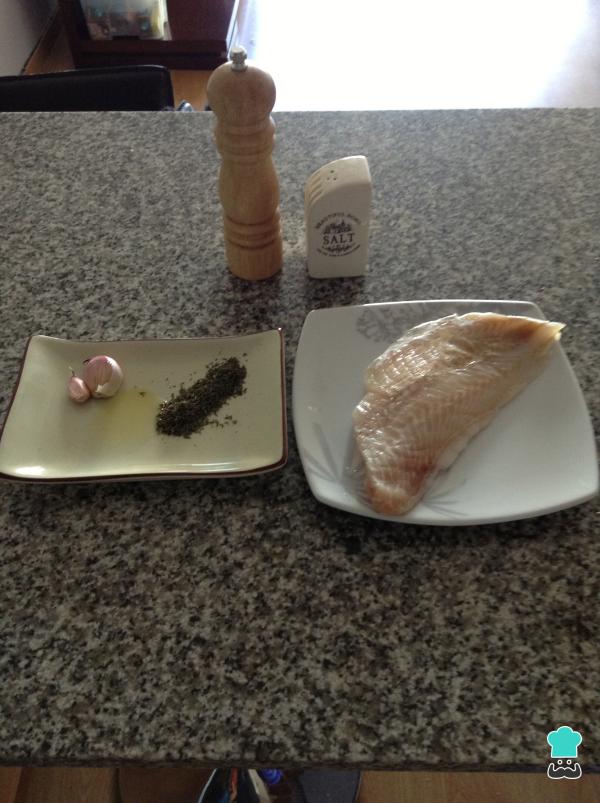 Recette du Filet de bar au thym. - Étape 1