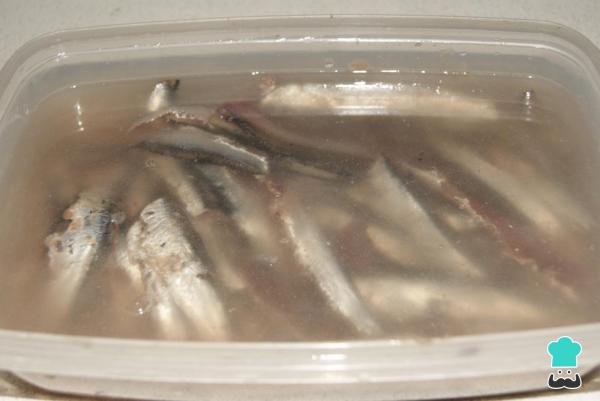 Recette des Anchois au vinaigre étape par étape - Étape 2