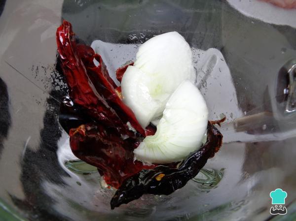 Recette de longe farcie enchilado au four - Étape 5