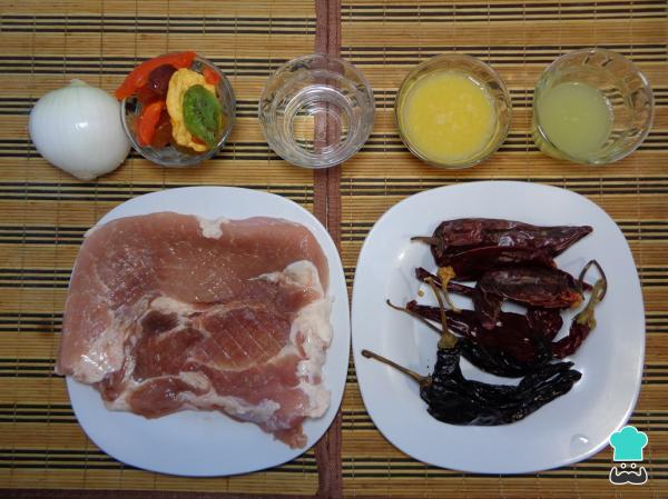 Recette de longe farcie enchilée au four - Étape 1