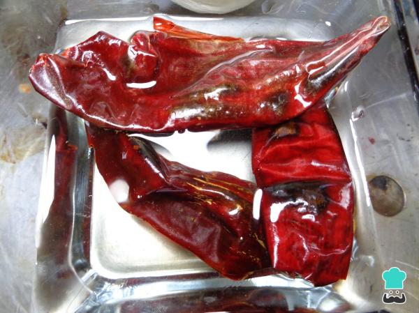 Recette de longe farcie enchilée au four - Étape 4