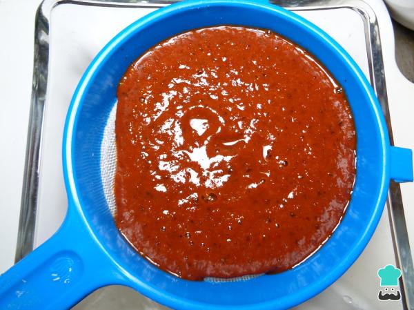 Recette de longe farcie enchilée au four - Étape 6