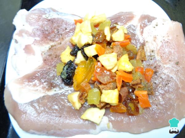 Recette de longe farcie enchilée au four - Étape 8