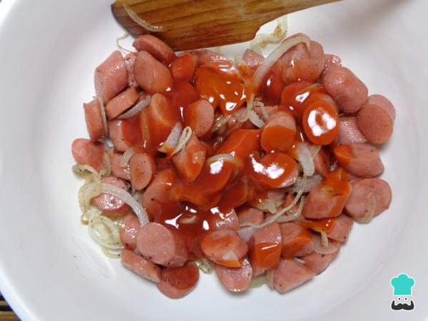 Recette Saucisses au ketchup et valentina - Étape 7