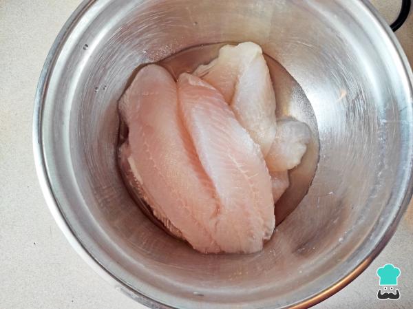 Recette de germon au beurre - Étape 2