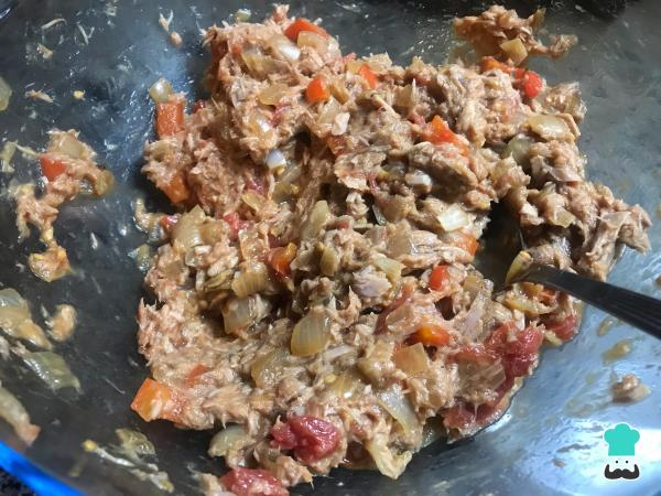 Recette de Tarte au thon et fromage - Étape 4