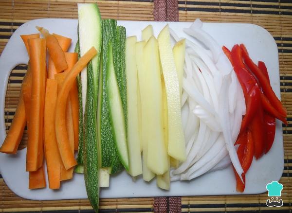 Recette Chistorra au fromage - Étape 2