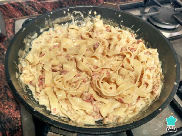 Recette de Pâtes Carbonara sans lactose - Étape 7