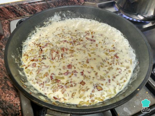 Recette de Pâtes Carbonara sans lactose - Étape 4