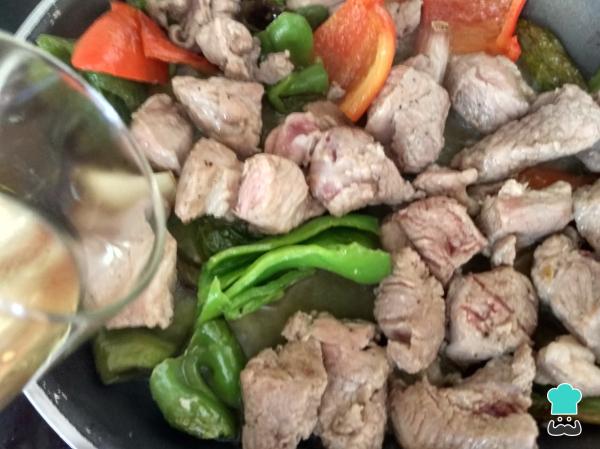 Recette de Longe frite aux poivrons - Étape 6