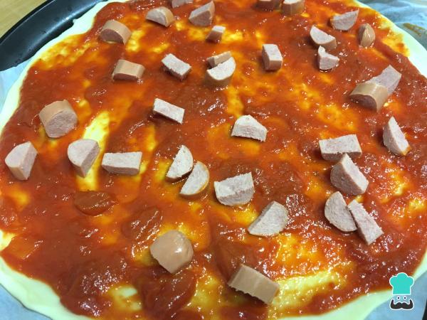 Recette de pizza d'Halloween pour les enfants - Étape 3