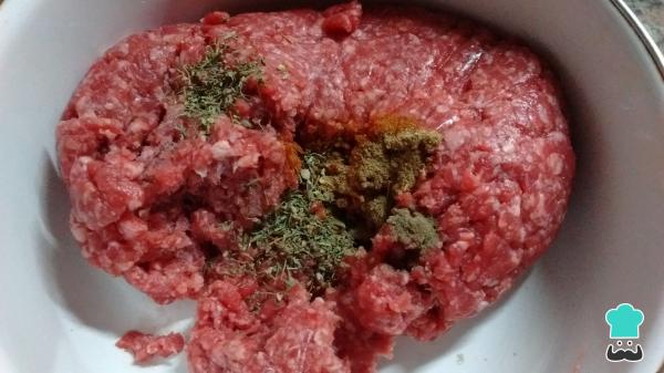 Recette de rouleau de viande hachée au four - Étape 2