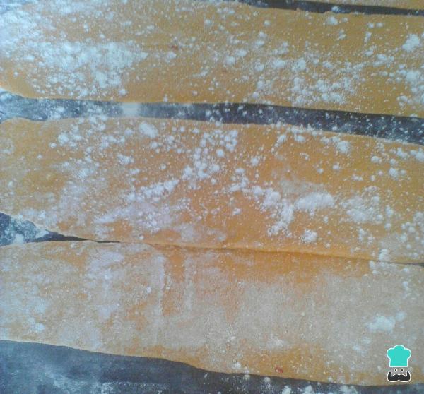 Recette de nouilles maison au tuco - Étape 3