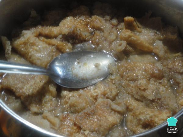 Recette de chicharrón à la sauce verte - Étape 2