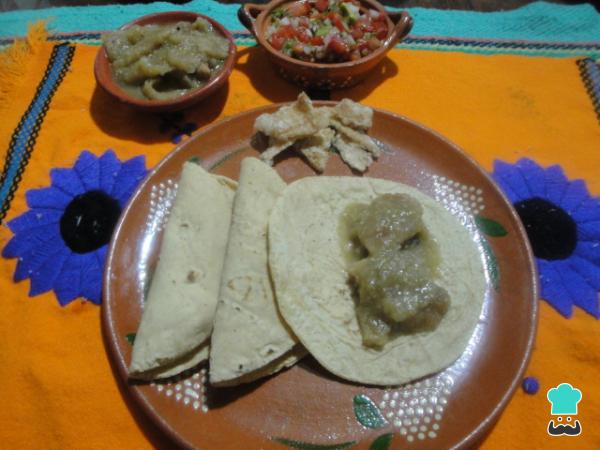 Recette de chicharrón à la sauce verte - Étape 10