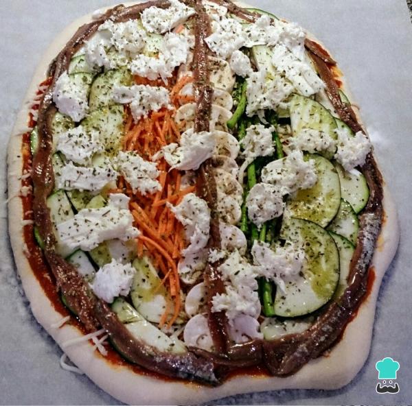 Recette de Focaccia aux légumes - Étape 4